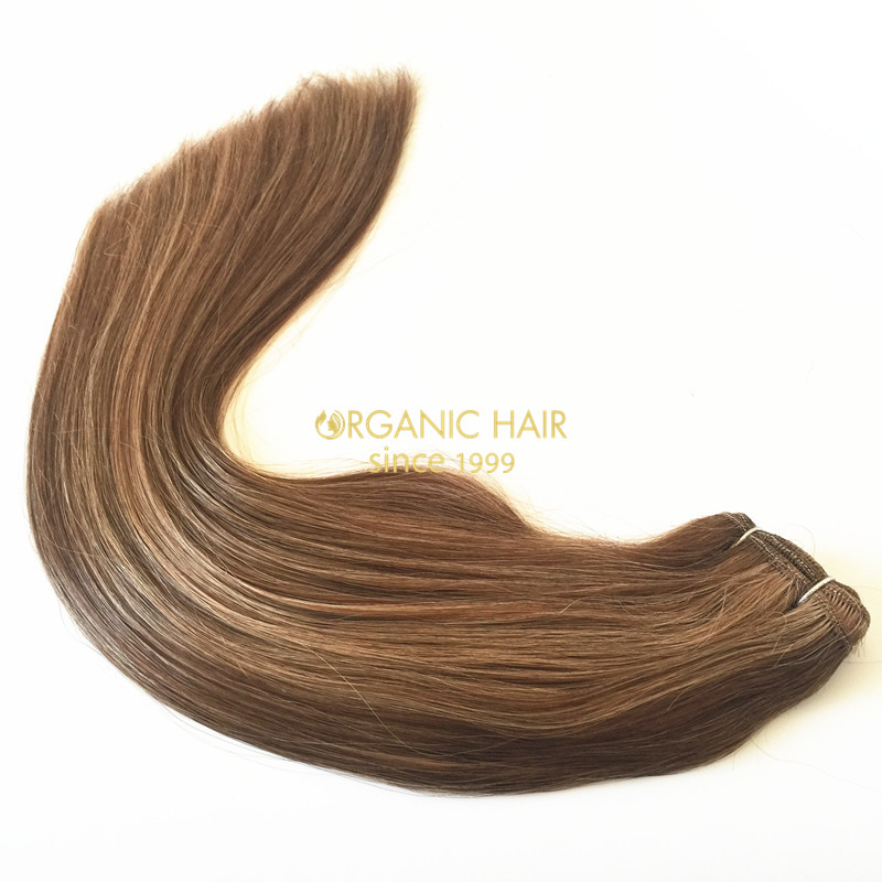 Colored brazilian remy hair extensions